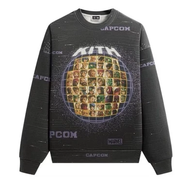 Kith x Marvel vs. Capcom Personaje Selecto De Colección Nelson Negro Cuello Redondo Talla XL Foto 1 de 4