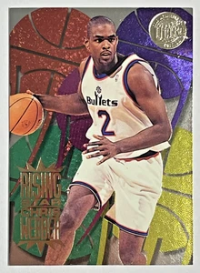 1995 ULTRA RISING STARS #9 CHRIS WEBBER GOLD MEDALLION RARE INSERT - SHARP - Picture 1 of 2