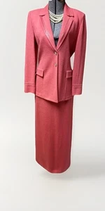 NEW St. John Evening Suit Size 4 Jacket 2 Skirt Two Piece Set Shimmer Sequins - Picture 1 of 24
