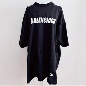 T-shirt BALENCIAGA Destroy Logo NERA F/S dal Giappone - Foto 1 di 4