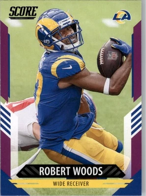 2021 Score Purple #256 Robert Woods - FB - Image 1 of 2