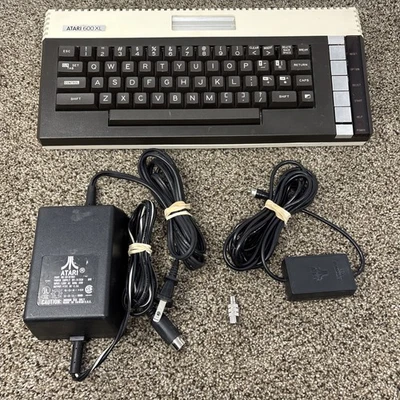 Atari 600XL Computer Tested Working With Power Supply READ - image 1 of 4