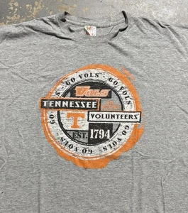 Vintage Tennessee Vols Distressed T-shirt Volunteers Football Men's Size 2XL Y2K - Picture 1 of 11