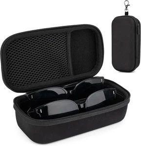Doppel Brillenetui, Hartschale Dual Brillenetui Reise Sonnenbrille Organizer - Bild 1 von 12