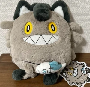 Pokemon Center Original Galarian Meowth Fluffy Hugging Plush Comfy Friends New - Picture 1 of 3