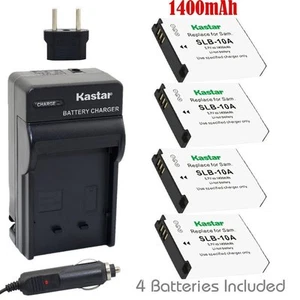 SLB-10A Battery & Regular Charger for Samsung HZ10W HZ15W IT100 L100 L110 L200 - Picture 1 of 20