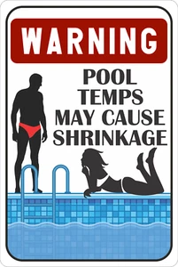 Novelty Swimming Pool Sign, Pool Decor, Outdoor Pool Sign, Swim Sign, Poolside - Picture 1 of 5