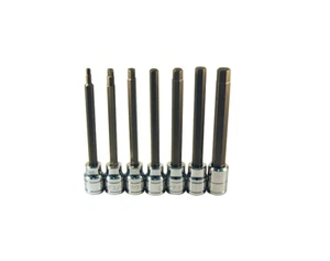 ATD 7pc SAE Extra Long Hex bit Socket Set, 3/8" dr, Lifetime Warranty! #13786 - Bild 1 von 2