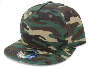 Classic 5 Panel Cap Adjustable Snapaback Hat - Picture 1 of 25
