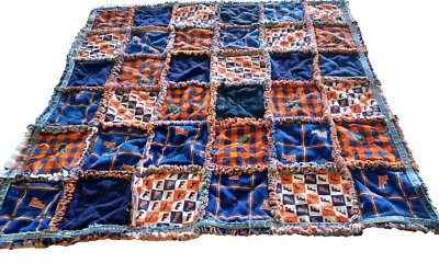 Edredón de trapo FLORIDA GATOR franela estudiante graduado niño alumnae 35" x 33" NUEVO Foto 1 de 4