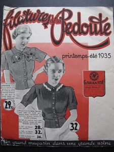 FRANZÖSISCHER MODEKATALOG Frühjahr - Sommer 1935 - FILATURE de la REDOUTE - Bild 1 von 10
