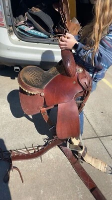 ‼️Corriente Barrel Saddle‼️ 14” Seat. 7” Gullet - Image 1 of 3