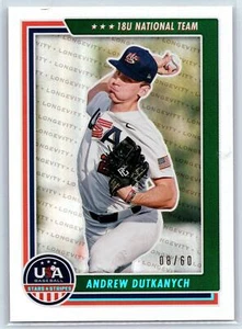 Andrew Dutkanych 2022 Panini USA Baseball Longevity Holo Blue SN USA #56 - Picture 1 of 2