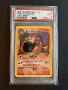 Pokémon Dark Charizard 1st Edition 21/82 Rare PSA 9  (54667512) - Picture 1 of 2