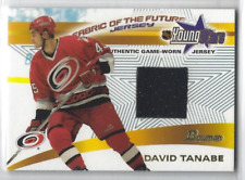 2001-02 Bowman YoungStars Fabric of the Future #FFJ-DT David Tanabe