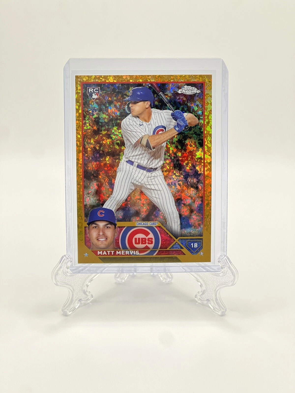 2023 Topps Chrome Update #USC112 Matt Mervis Rookie Gold Mini Diamond /50