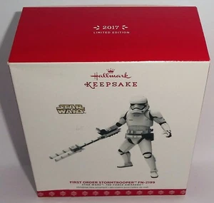 2017 Hallmark ~FIRST ORDER STORMTROOPER FN-2199~Star Wars Ltd.Ed.~NIB~Ships FREE - Picture 1 of 5