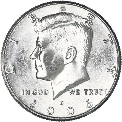 2006 D Kennedy Half Dollar CN-Clad Gem BU US Coin See Pics X543 Cover