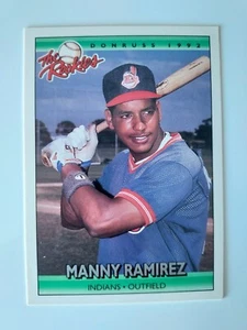 1992 Donruss The Rookies Manny Ramirez RC Cleveland Indians #98 - Picture 1 of 2