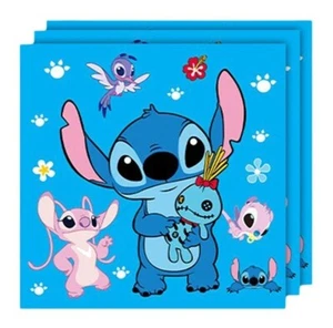 Lilo & Stitch Napkin Disney Birthday Party Tissue Cartoon Tableware Decor x20 - Picture 1 of 6