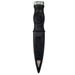 Kilt Highlandwear Sécurité Sgian Dubh Tétine Étain Montage Chardon Design-Tc - Picture 1 of 2