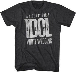 Billy Idol It's A Nice Day For A White Wedding Men's T Shirt Punk Music Merch  - Picture 1 of 5