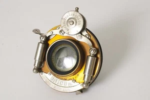 C13204~ 4x5 Rochester Camera Co. Rapid Rectilinear BRASS Lens & Unicom Shutter - Picture 1 of 5