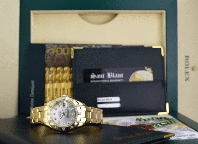 ROLEX Damas 29mm Oro 18kt OBRA MAESTRA PEARLMASTER FREGONA Diamante 80318 SANT BLANC Foto 1 de 4