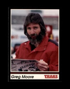 1991 Traks Racings Cards #92 Greg Moore juego de descanso - Imagen 1 de 2