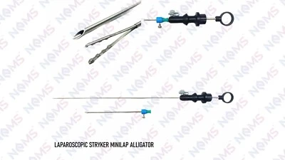 Stryker Minilap 3mm x 330mm Alligator Forceps Laparoscopic Surgical Instrument - Image 1 of 4