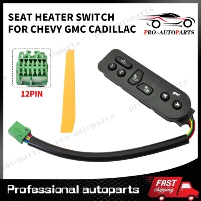 For 2003-2006 Cadillac Escalade Chevrolet Tahoe Seat Pedal Switch Heated Memory - Image 1 of 4