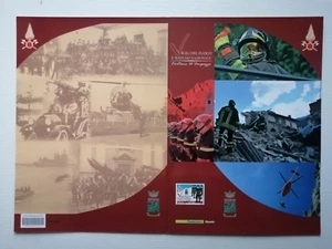 FOLDER - VIGILI DEL FUOCO - CORTINA D' AMPEZZO - FILATELIA POSTE ITALIANE 2010 - Foto 1 di 2