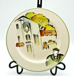 Italian Rosanna Bowles Plates Hotel Cafe Set of 2 Made in Italy 8.25" - Picture 1 of 5