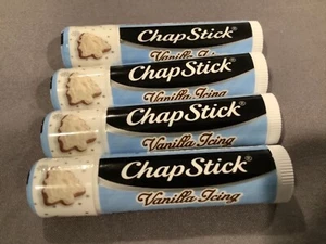 ~ 4 Tubes Sealed New Chapstick Vanilla Icing Lip Balm .15 Oz  ~ - Picture 1 of 1