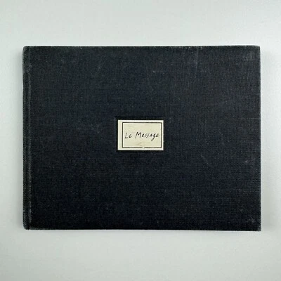 Le Message. Miniature book by Jean-Michel Folon with Giorgio Soavi Olivetti 1967 - Image 1 of 4