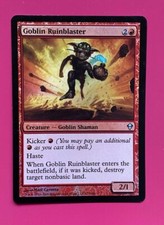 Goblin Ruinblaster  Zendikar (Foil)   - NM/M - MTG