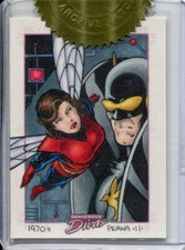 Marvel Dangerous Divas Incentive Sketch Card By Tony Perna - Wasp
