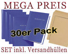 30 Blue Application Folders From PAGNA Type Start 2-teilig Incl. Envelopes