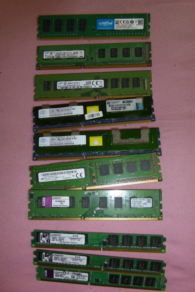 2 x HP NT 8 GB PC3-10600R und andere - Bild 1 von 1