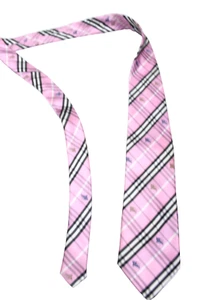 1477) CORBATA HOMBRE BURBERRY 100% SEDA HECHA EN ITALIA - Imagen 1 de 3