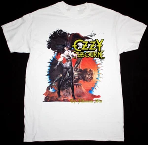 Ozzy Osbourne The Ultimate Sin Men T-shirt White Cotton Tee All Size - Picture 1 of 2