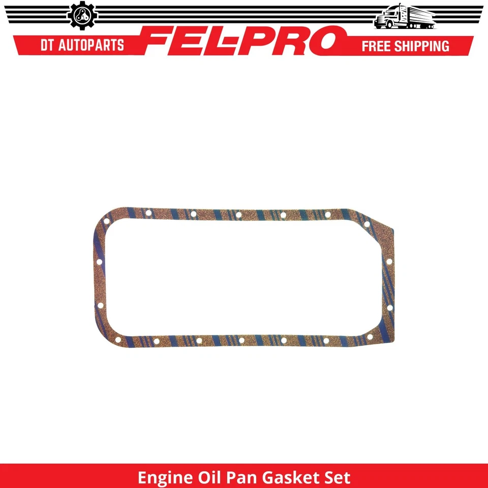 For 1971-1982 Toyota Corolla Engine Oil Pan Gasket Set Fel-Pro 1972 1973 1974 - Image 1 of 1