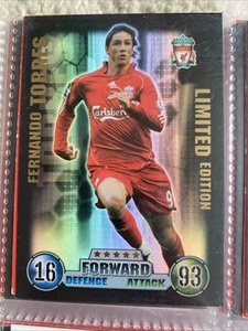 Fernando Torres Limited Edition Topps Match Attax Card 2007/08 - Picture 1 of 1