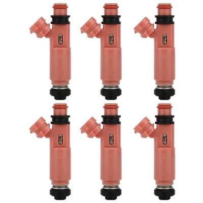 6pcs Fuel Injectors For 2006-2009 Lexus Rx400h 2004-2008 Toyota Solara 3.3L V6 - Imagem 1 de 4