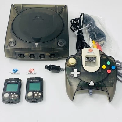 Sistema de consola SEGA Dreamcast Smoke Grey con [GDEMU] instalado, 2 memorias Foto 1 de 4