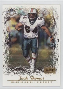 Pacific Impressions 2001 fecha de estreno/50 Zach Thomas #72 patio - Imagen 1 de 4