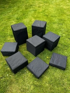 LuxS Photography Eight Posing Studio Blocks (suitable for indoor & outdoor use) - Picture 1 of 11