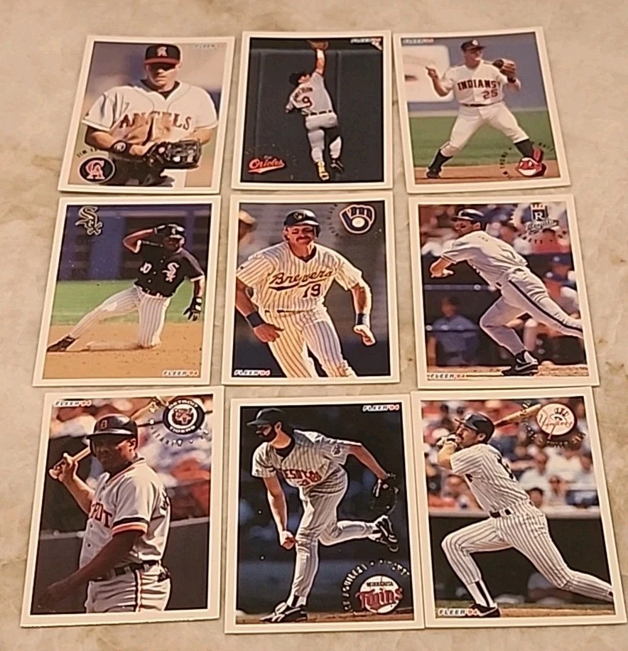 1994 Fleer Baseball Main Base Cards #1 to #250 Complete Your Set You Pick  - Image 1 of 1