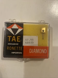 TAE Diamond Needle - 6002D For Euphonics - Vintage New - Picture 1 of 2