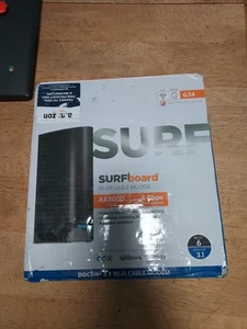 ARRIS G34 SURFboard DOCSIS 3.1 Gigabit Cable Modem and AX3000 Wi-Fi 6 Router - Picture 1 of 8